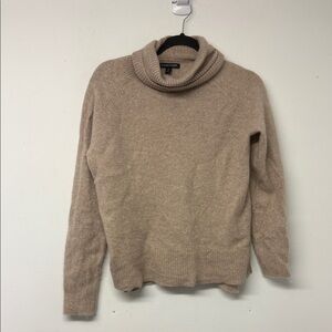 41 Hawthorn Cozy Beige Cowl Neck 100% cashmere Sweater XL